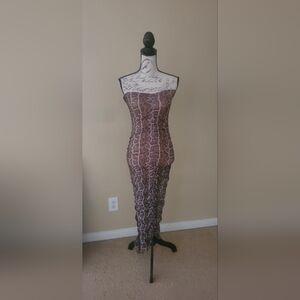 RENAMED SNAKESKIN DRESS